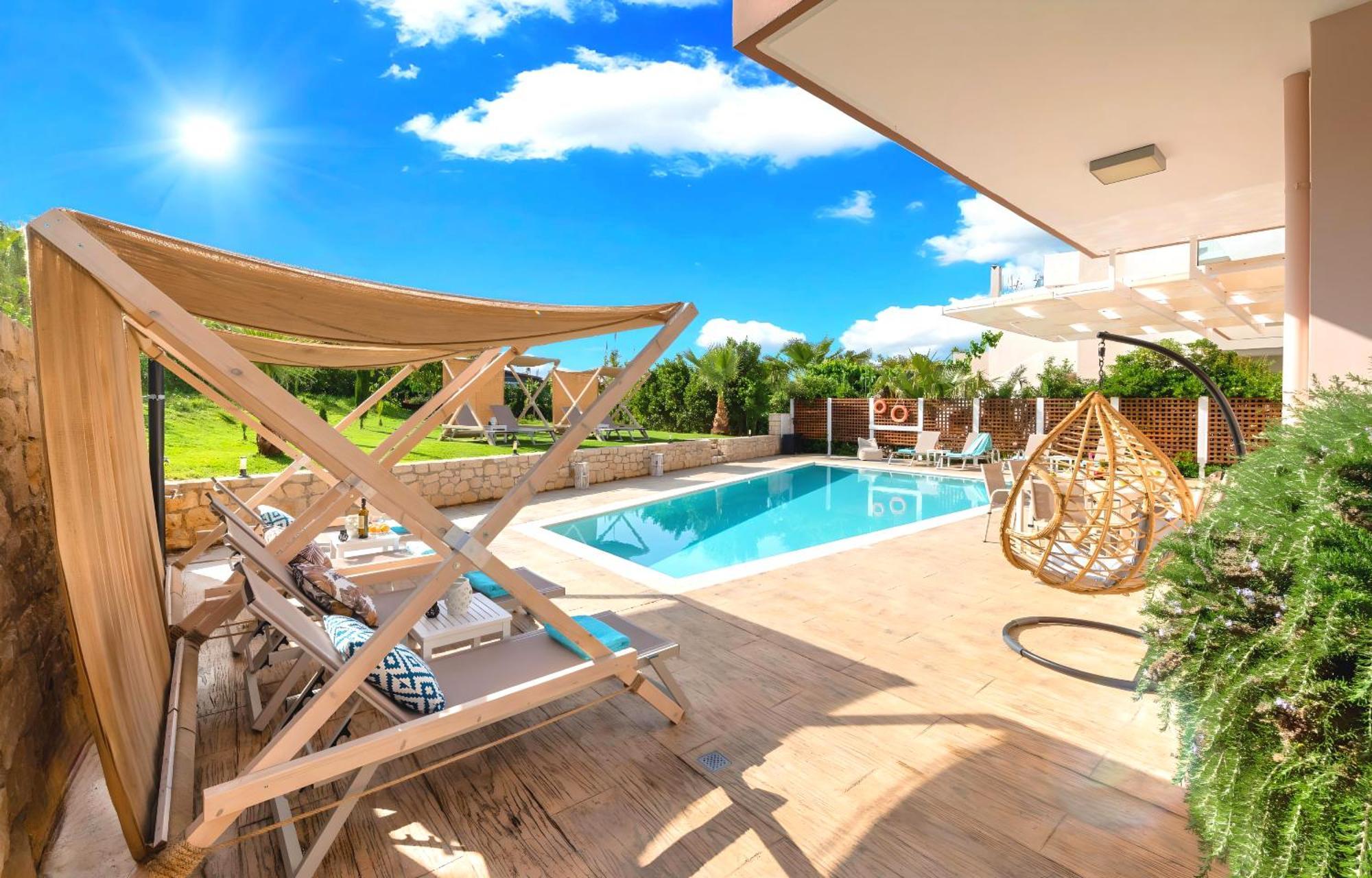Allas Villa Heated Pool Ханья Экстерьер фото